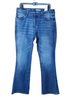 Sonoma Blue Curvy Bootcut Jeans High-Rise NWT Cotton Blend
